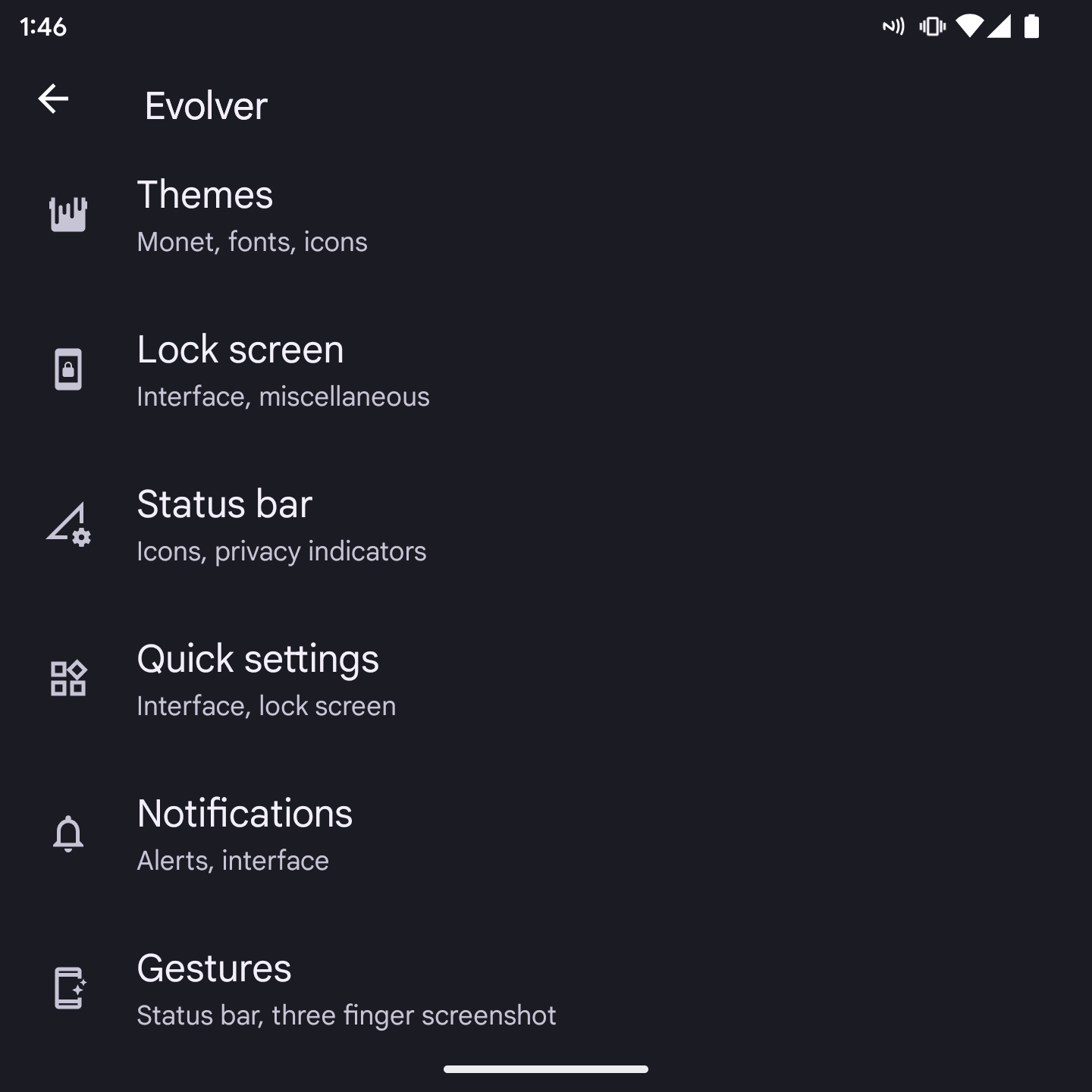 EvolutionX for Unihertz Titan (Android 14) screenshot 3